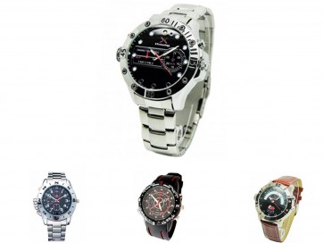 orologio microcamera acciaio