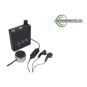 Microfono da muro MIC-BLACKcon REC
