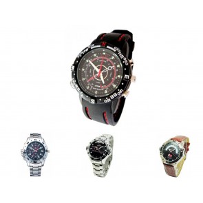 microcamera orologio gomma nero