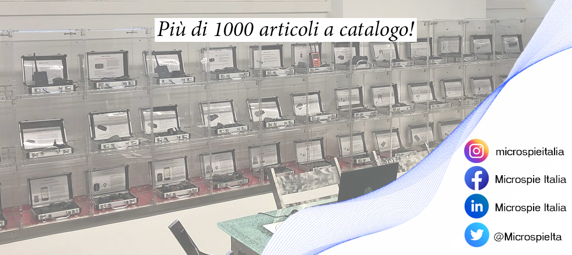 Oltre 1000 articoli spy a catalogo